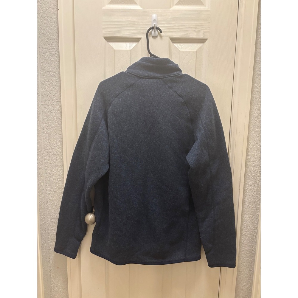 Patagonia Better Sweater Full Zip Jacket Mens Large Navy Blue Barefoot Fleece - Picture 6 of 6